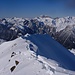 Blick vom Nenziggastkopf zum Lechquellengebirge