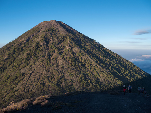 Rückblick zum Acatenango