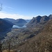 mit schöner Aussicht auf den Lago di Lugano und die umgebenden Berge