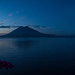 Die Vulkane Atitlan, Toliman und San Pedro sind die Fassung für das Juwel Lago Atitlan!