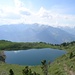 Lago di Chamolè dall'alto