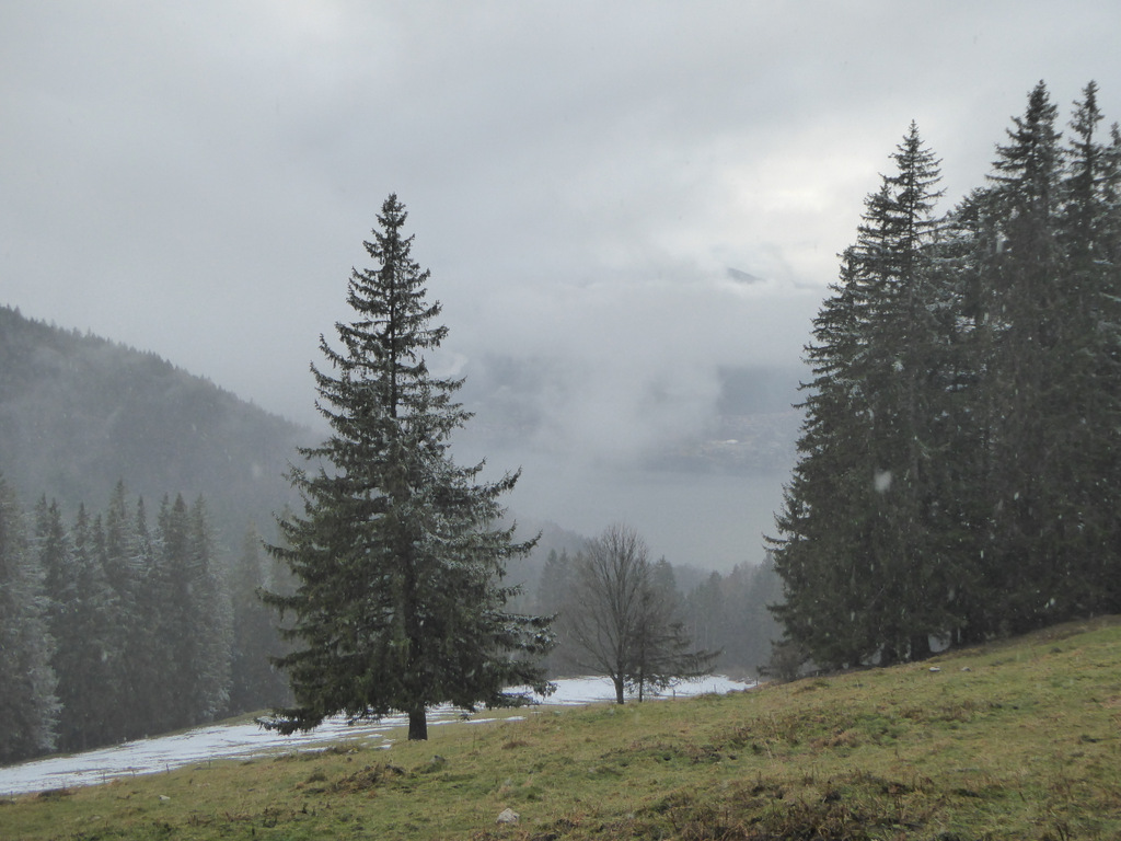 Bei schönem Wetter hat man von hier einen ganz guten...