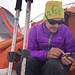 Selfie outside my tent. The Garmin InReach satellite transmitter was a great companion.