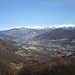 Ausblick von der Terrasse auf das Valle d'Intelvi