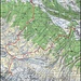 Meine Route mit Schneeschuhen ist rot auf der Karte eingezeichnet. Der Ausgangspunkt war Tschierv Plaz, der Endpunkt Fuldera Daint. Wetterbedingt bestieg ich nur den Piz Chazforà - aber etwas höhere Piz Turettas wird nachgeholt !
