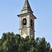 Ecco il campanile della parrocchiale di Masino Visconti.