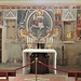 Nell'abside quadrata di San Michele si trova un notevole ciclo di affreschi quattrocenteschi della bottega di Giovanni de Campo. Qui il "Cristo Pantocratore" affiancato dai simboli degli Evangelisti, un San Michele arcangelo mutilato dall'apertura di una porta, e un a "Madonna del latte".