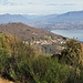 La vista verso Nord Est salendo al Monte San Salvatore.