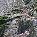 der Weg, von den steilen Serpentinen an den Felsen habe ich keine Fotos machen können.