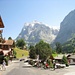 Standort Grindelwald - Blick zu unserem morgigen Gipfelziel: Wetterhorn 3692m