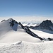 Gipfelaussicht zum Rosenhorn, Mittelhorn, Bärglistock