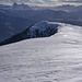 Rückblick zum Gampberg, links im Hintergrund Langkofelgruppe