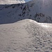 Schneschuspuren führen nordwärts