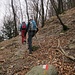 Sentiero marcato CAI dai Mulini al Sasso del Ferro.