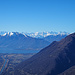 Langensee, Ticino-Mündung, Walliser Alpen