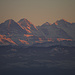Tour vom 2.2.2020:<br /><br />Beim letzten Sonnelicht auf der Belchenflue (1098,8m) mit einem phantastischen Blick auf Eiger (3970m), Mönch (4107m) und Jungfrau (4158,2m).