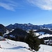 Die herrlich gelegene Buchel-Alpe mit schönem Ausblick Richtung Tannheimer Tal