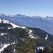 Schöner Blick über das Eisacktal hinweg in die Dolomiten
