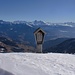 Blick von der Kapelle in die Dolomiten
