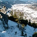 Rückblick auf die nördliche Aufstiegsflanke und Oberammergau