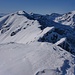 Blick von der Karspitze zu zwei noch bei dieser Tour zu überschreitenden Gipfeln (links)