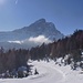 Rückblick beim Anstieg zur Maurerberghütte