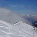 Die Wolken haben den Maurerberg erreicht.