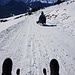Schlittenfahrt zurück nach Sent