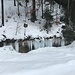 schöne winterlich-eisige Verhältnisse am Churzeneibach