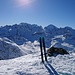 Wunderbarer Gipfelblick auf das Bernina-Massiv