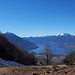Blick von der Alp Monti del Laghetto zum Lago Maggiore