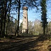 Der Ludwigsturm ist erreicht. Er stammt aud dem Jahr 1899 und ist für die heutigen Bäume etwas zu niedrig. Der Turm schein auch, nicht nur auf dem Foto, sondern auch in der Natur, etwas schief zu stehen.