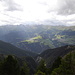 Auf dem Rückweg zur Sattelklause. Blick auf Serfaus und Fiss.