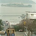 Steile Straßen, Alcatraz im Hintergrund