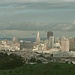 Blick von Twin Peaks hinunter in nach Downtown SF