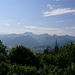 Le Vallon de la Chèvrerie dominé par sa majesté le Mont Blanc