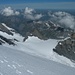 wir sind am abstieg vom Morgenhorn 3623m auf das Gletscher Plateau vom Blüemlisalpsattel. 