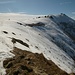 Verschneiter Rücken zum Monte Gambarogno