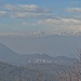 Il Monte Rosa è immerso nelle nubi.