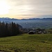 Abendliche Stimmung über Emsreute