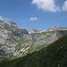 Krahnsattel zwischen Haidachstellwand und Grubalackenspitze (rechts)