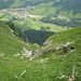 What I had just hiked up, before the rocky part of Haggenpitz starts