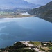 Ausblick über den Lago di Mezzola zum Lago di Como