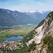 Ausblick über Novate Mezzola und das Valchiavenna