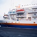 Einschiffung Cayenne (Franz. Guyana). Die Bremen gehört zu den Schiffen der Eisklasse 4, die auch die Antarktis befahren).