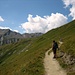 En montant au Grand Col Ferret