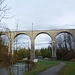 die Eisenbahnbrücke bei Rheinsfelden