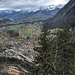 noch beeindruckenderer Tiefblick auf Wimmis und Brodhüsi