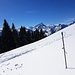 185cm Schneehöhe beim Hüttlisboden