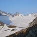 Blick auf unsere Tour, Oberalpstock ist rechts hinter dem Berg